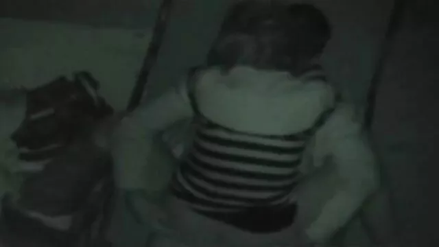 XXX sem registo  Um jovem filme pornográfico erotic film casal Asiático.